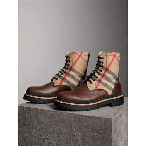 brown burberry boots|burberry boots for men.